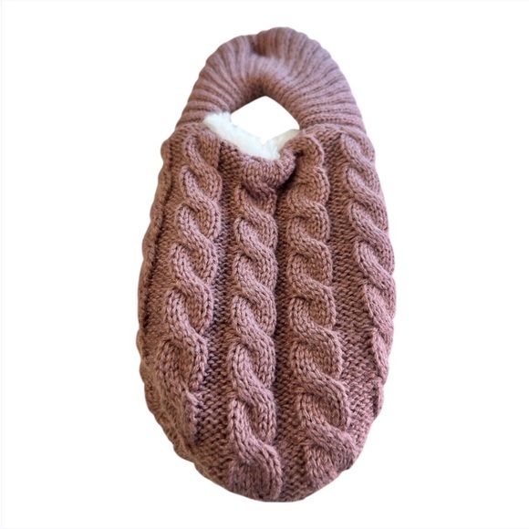 Cuddl Duds Slipper Socks (Ballerina Style) – Mauve, Cozy, Non-Slip, NWT - Picture 2 of 6